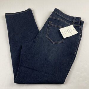 Croft & Barrow Secretly Slimming Stretch Jeans Women’s 12 Short Mid Rise Black